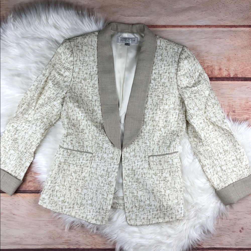 Tahari Cream Blazer
